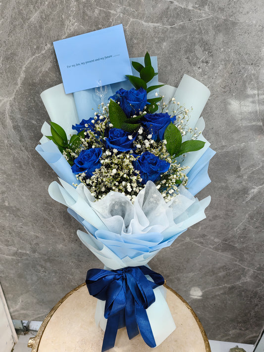 Six In Bloom Blue