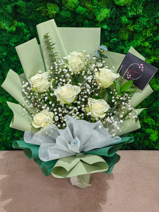 Six In Bloom White